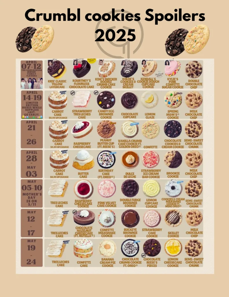 Crumbl Cookies Next Week